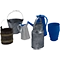 Ensemble pots miniatures bleu