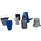 Ensemble pots miniatures bleu